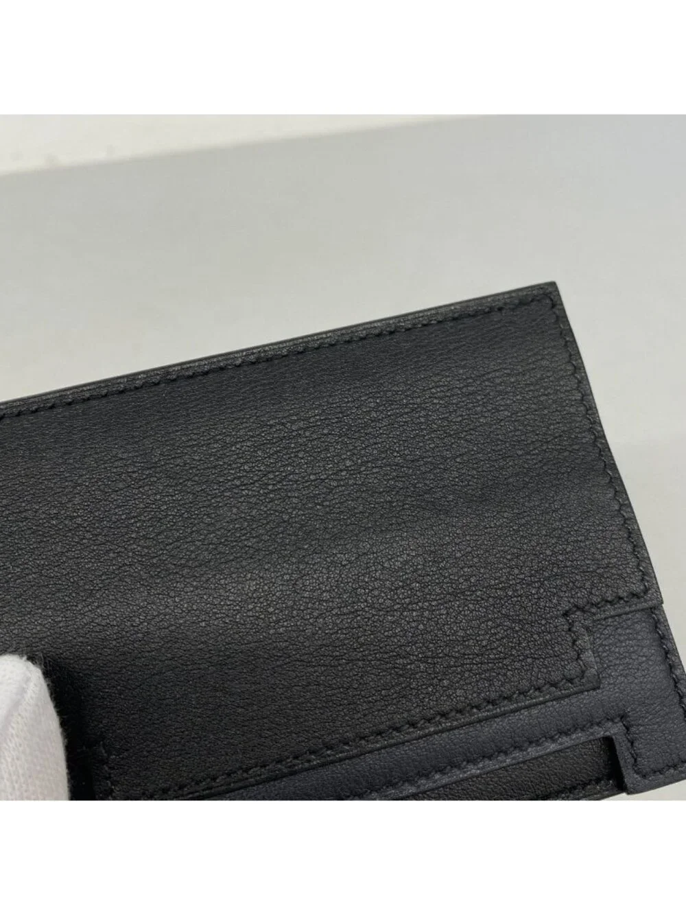 Hermes Card Case Multicolor Swift Black